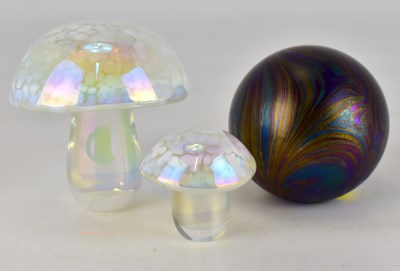 Lot 344 - JOHN DITCHFIELD FOR GLASFORM; three art glass...