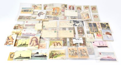 Lot 524 - A good collection of postcards and greetings...