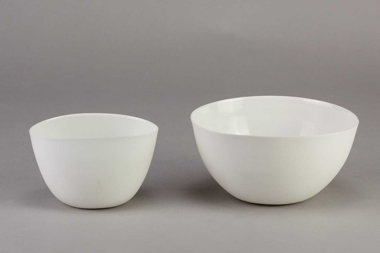 Lot 807 - An unglazed translucent porcelain bowl with
