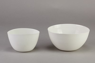 Lot 813 - An unglazed translucent porcelain bowl with...