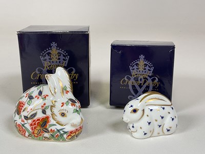 Lot 209 - ROYAL CROWN DERBY; four boxed paperweights...