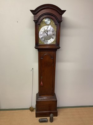 Lot 562 - WILLIAM PERKINS OF LONDON; a long case clock,...