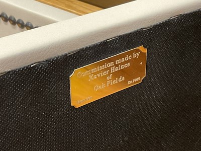 Lot 642 - XAVIER HAINES OF HONITON; a bespoke bedroom...