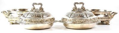 Lot 664 - PAUL STORR; a pair of George III hallmarked...