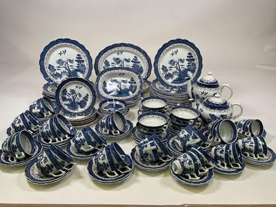 Lot 198 - BOOTHS; a large quantity of blue and white...