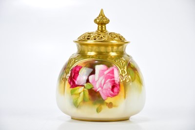 Lot 1353 - SPILSBURY FOR ROYAL WORCESTER; a potpourri and...