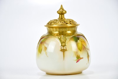 Lot 1353 - SPILSBURY FOR ROYAL WORCESTER; a potpourri and...