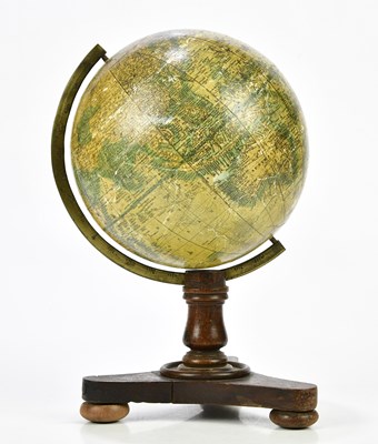 Lot 2160 - GEORGE WOODWARD; a 7inch terrestrial globe,...