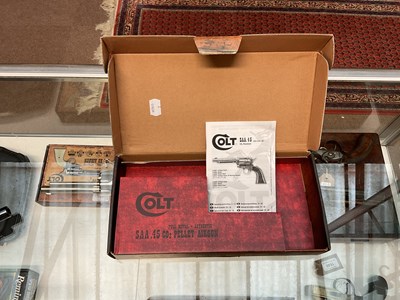 Lot 1645 - COLT; an SS.45 CO2.177 revolver air pistol,...