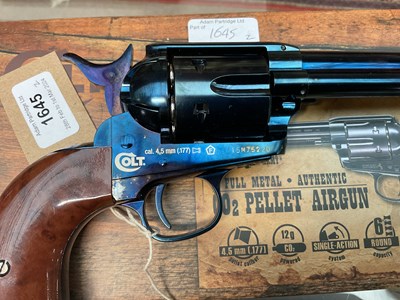 Lot 1645 - COLT; an SS.45 CO2.177 revolver air pistol,...