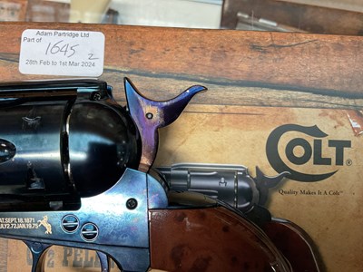 Lot 1645 - COLT; an SS.45 CO2.177 revolver air pistol,...