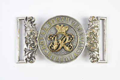 Lot 1526 - A Victorian Royal North Lincoln Militia belt...