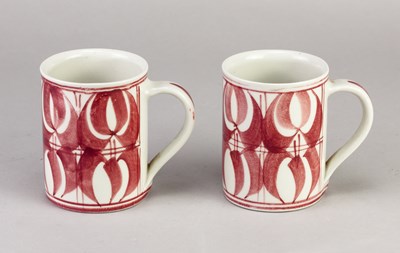 Lot 316 - JENNY JOWETT for Aldermaston Pottery; a pair...