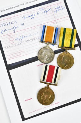 Lot 1521 - A trio of George V medals including War Medal...