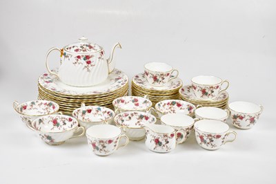 Lot 1321 - MINTON; a part tea/dinner service in the...