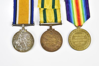 Lot 1522 - WWI medal trial comprising War Medal, Victory...