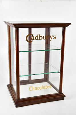 Lot 1001 - CADBURY'S CHOCOLATE; an original mahogany...