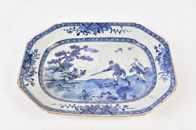 Lot 1259 - An 18th century Chinese blue and white Export...