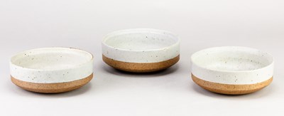 Lot 665 - ROBIN WELCH (1936-2019); a trio of stoneware...