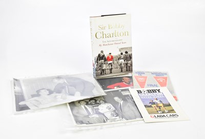 Lot 2343 - BOBBY CHARLTON INTEREST; a small collection of...