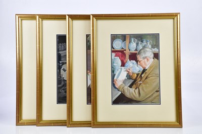 Lot 1 - JOHN BERRY (1920-2010); five watercolours,...