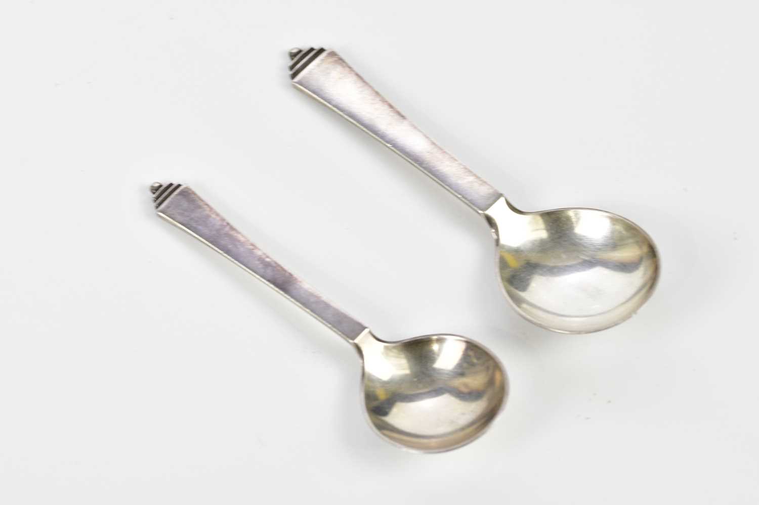 Lot 2267 - GEORG JENSEN; a sterling silver spoon in the...