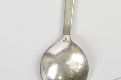 Lot 2267 - GEORG JENSEN; a sterling silver spoon in the...