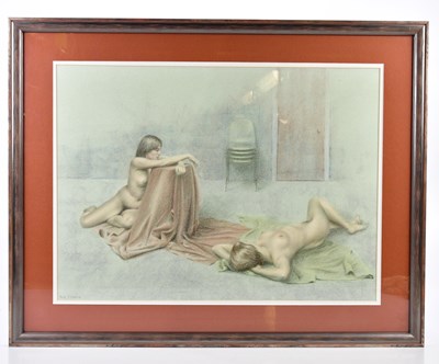 Lot 2617 - ALLAN COWNIE (1927-2015); pastel, study of...