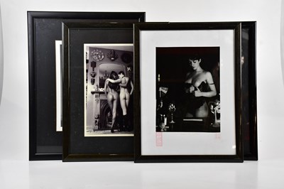 Lot 2609 - TREVOR WATSON; four black and white erotic...