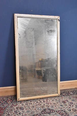 Lot 263 - A large painted mirror, 187 x 104cm.