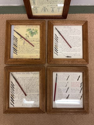 Lot 44 - Five contemporary framed and glazed pictures,...