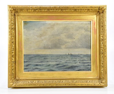 Lot 2560 - P L BINLEY; oil on canvas, seascape, signed...