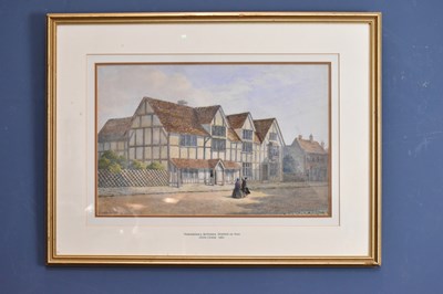 Lot 2491 - JOHN CHASE MWS (1810-1879); watercolour,...