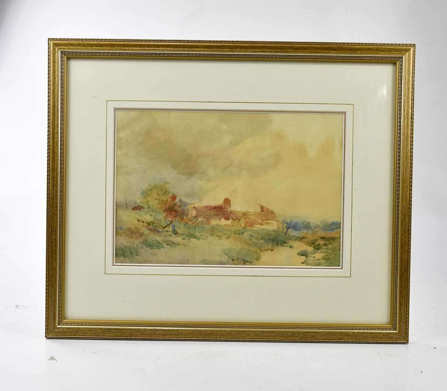 Lot 2519 - OSWALD GARSIDE (1879-1942); watercolour,