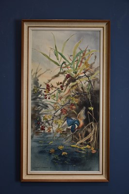 Lot 2437 - ROBIN GIBBARD (1930-2014); watercolour,...