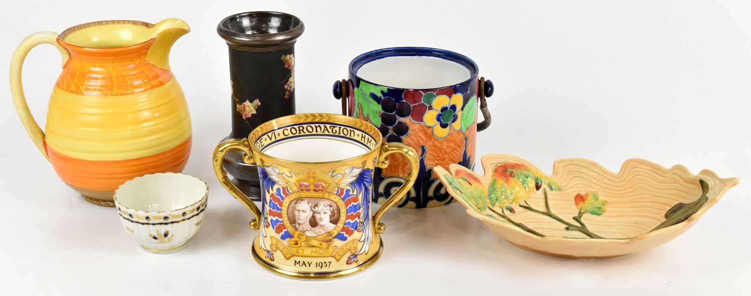 Lot 782 - SHELLEY; a twin handled loving cup produced to...