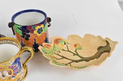 Lot 782 - SHELLEY; a twin handled loving cup produced to...