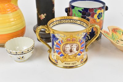 Lot 782 - SHELLEY; a twin handled loving cup produced to...