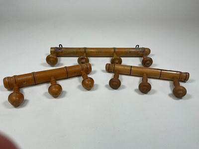 Lot 690 - Three mid 20th century French faux bamboo...