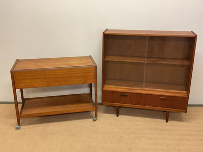 Lot 668 - Mid 20th century teak furniture comprising a...