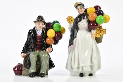 Lot 1443 - ROYAL DOULTON; two figures comprising 'Biddy...