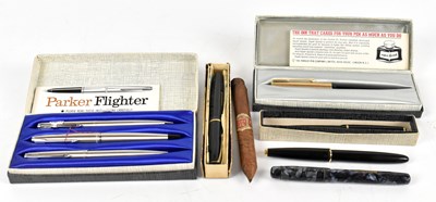 Lot 98 - PARKER; a 61 fountain pen, boxed, together...