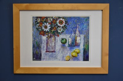 Lot 2649 - JOHN F MARTIN; oil, 'Still life with Lemons',...