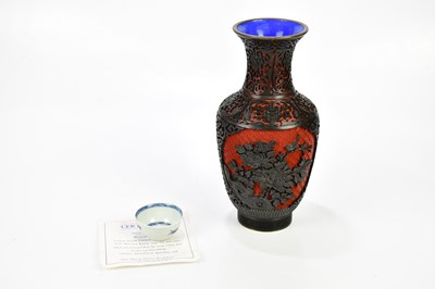 Lot 1265 - NANKING CARGO; a Chinese blue and white tea...