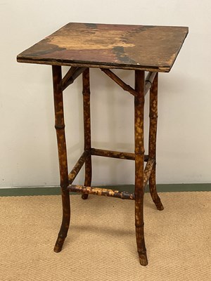 Lot 689 - An early 20th century bamboo occasional table...