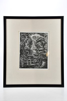 Lot 2403 - ROBIN TANNER; a pair of etchings, stylised...