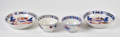 Lot 1319 - A pair of early 19th century Swansea type tea...