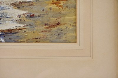 Lot 2460 - HERBERT MOXON COOK; watercolour, 'North Sannox,...