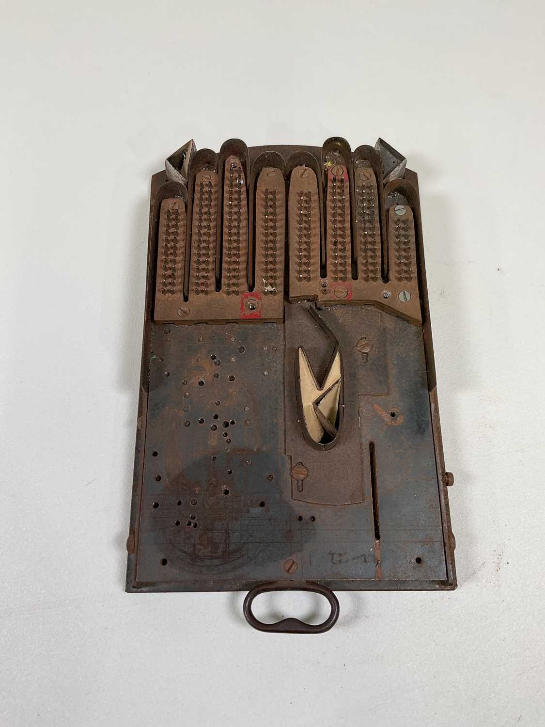 Lot 138 - Early 20th century glove die cutter, made by...