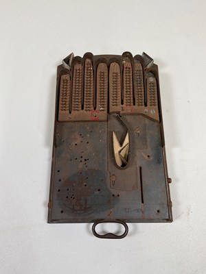 Lot 138 - Early 20th century glove die cutter, made by...
